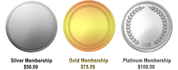 Membership types - Silver, Gold, Planitum - FSRL